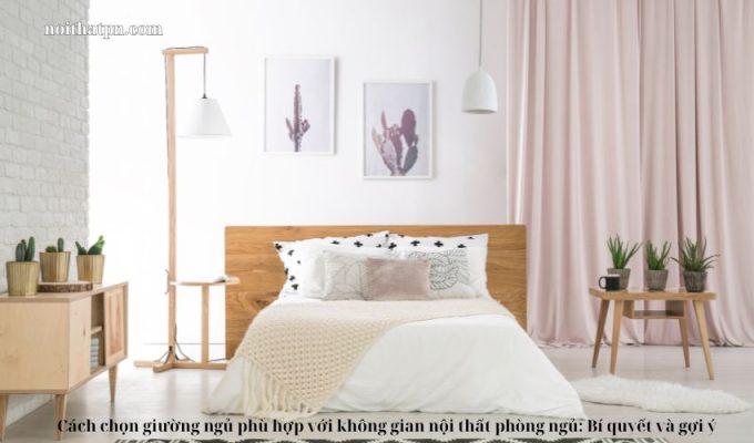 Cách chọn giường ngủ phù hợp với không gian nội thất phòng ngủ: Bí quyết và gợi ý